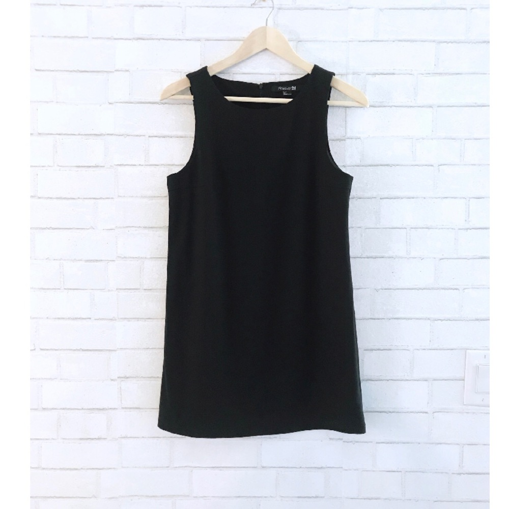 Black Boxy Mini Dress